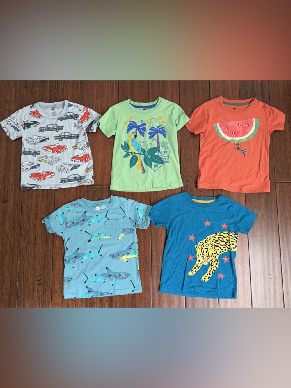 3T Short Sleeve T-shirts Tea Collection Bundle